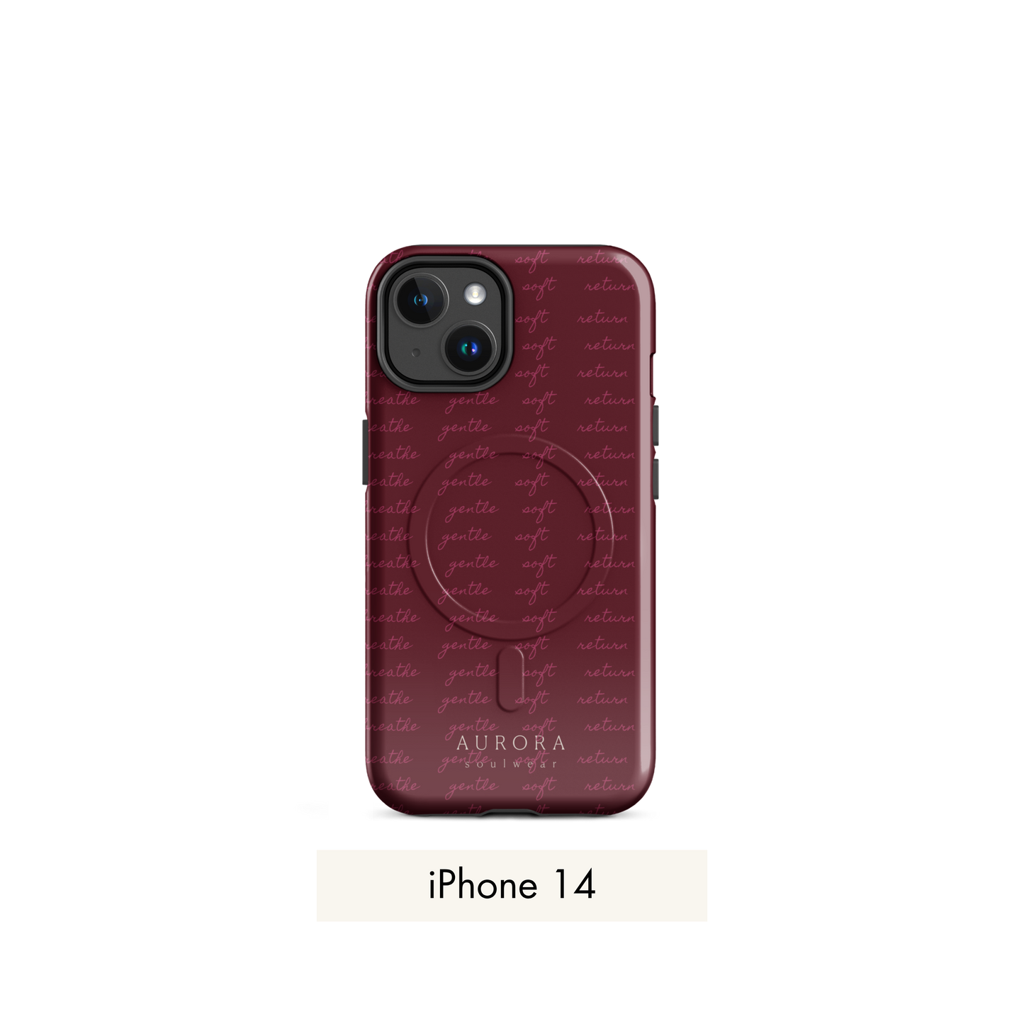 Message MagSafe Case for iPhone with Message print