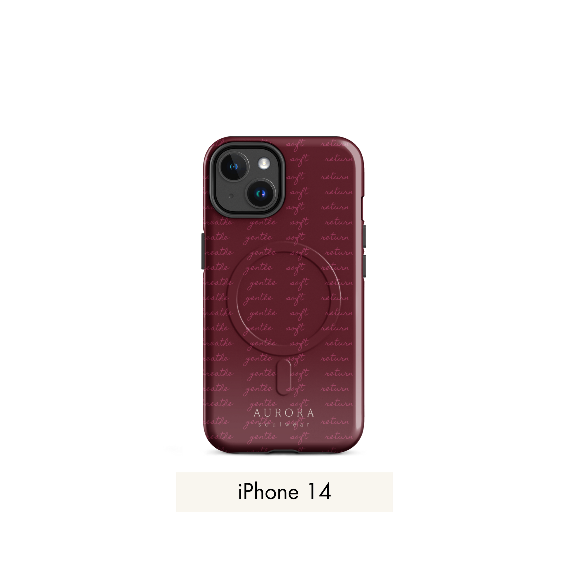 Message MagSafe Case for iPhone with Message print