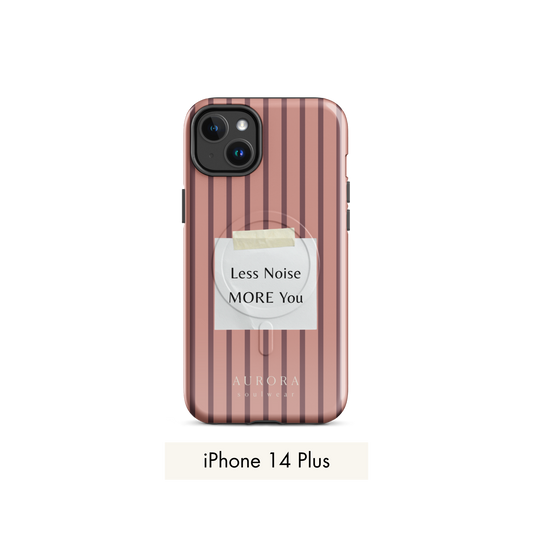 More You MagSafe Case for iPhone in white with back print