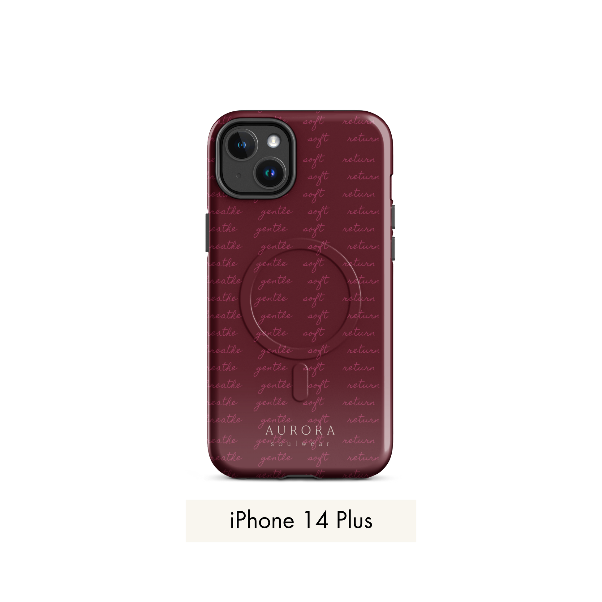 Message MagSafe Case for iPhone with Message print