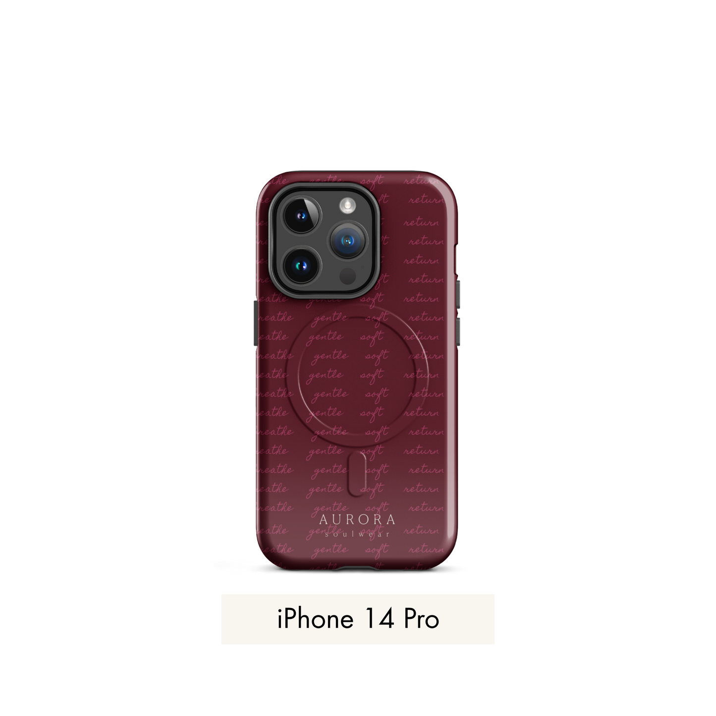 Message MagSafe Case for iPhone with Message print