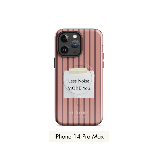 More You MagSafe Case for iPhone in white with back print
