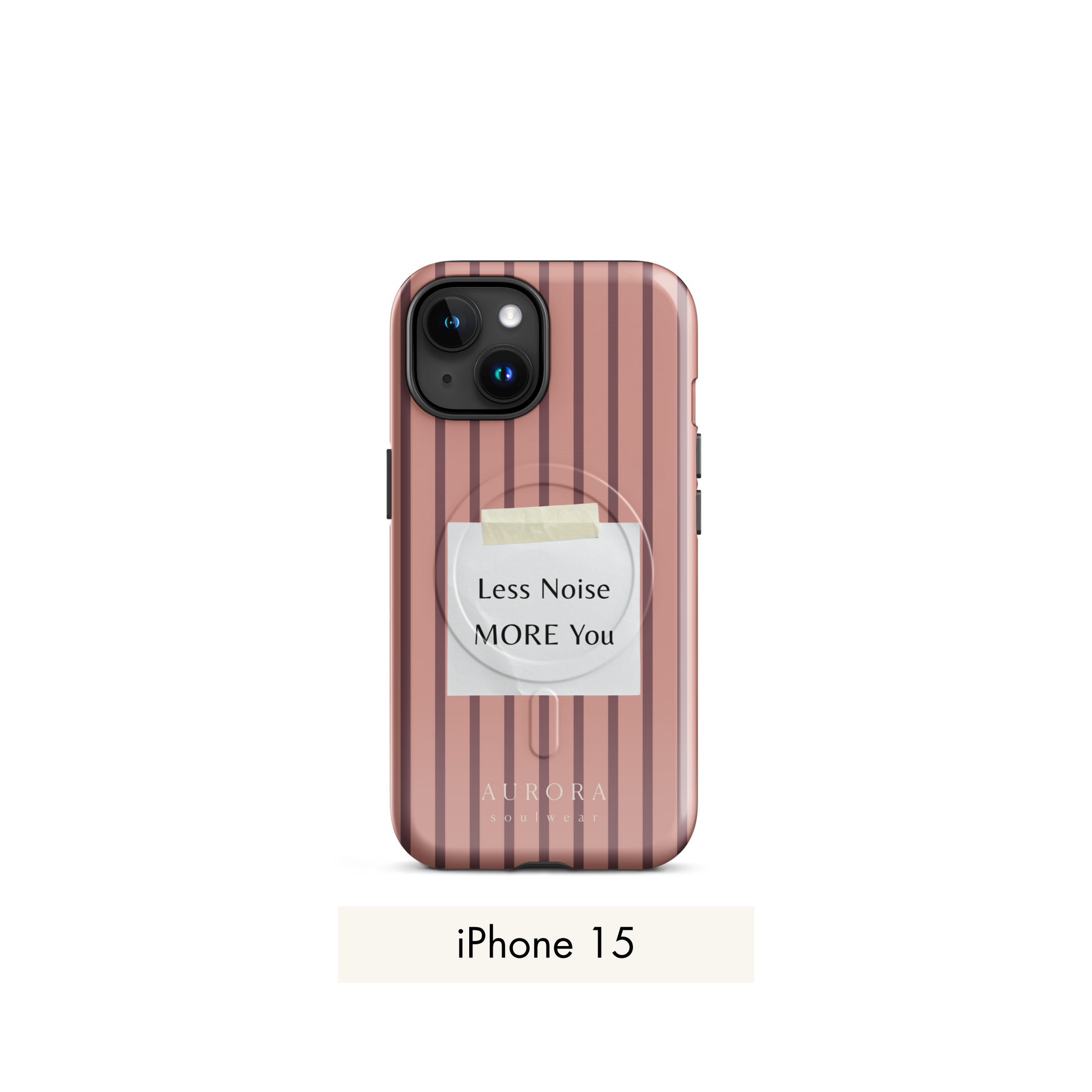 More You MagSafe Case for iPhone in white with back print