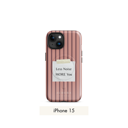 More You MagSafe Case for iPhone in white with back print