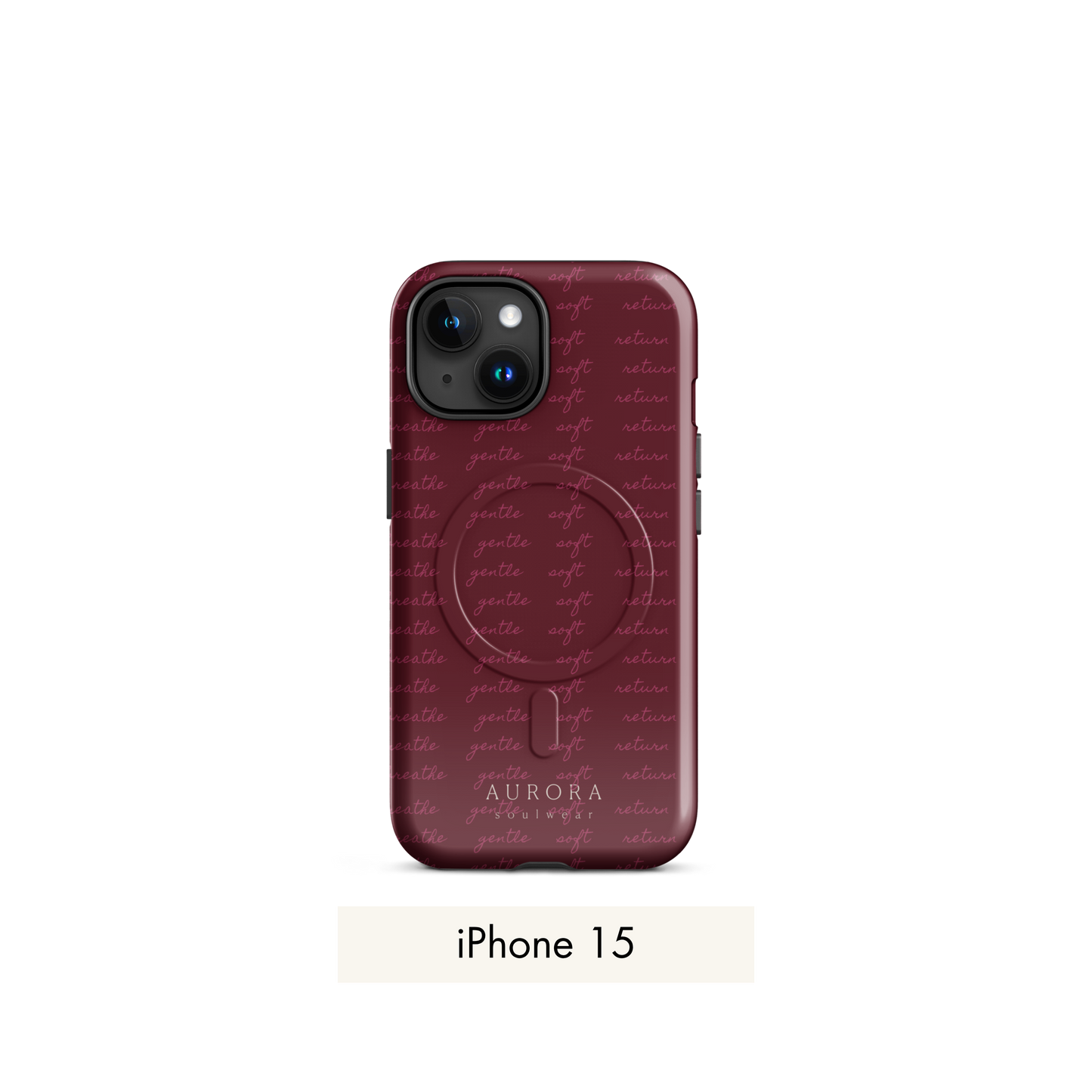 Message MagSafe Case for iPhone with Message print