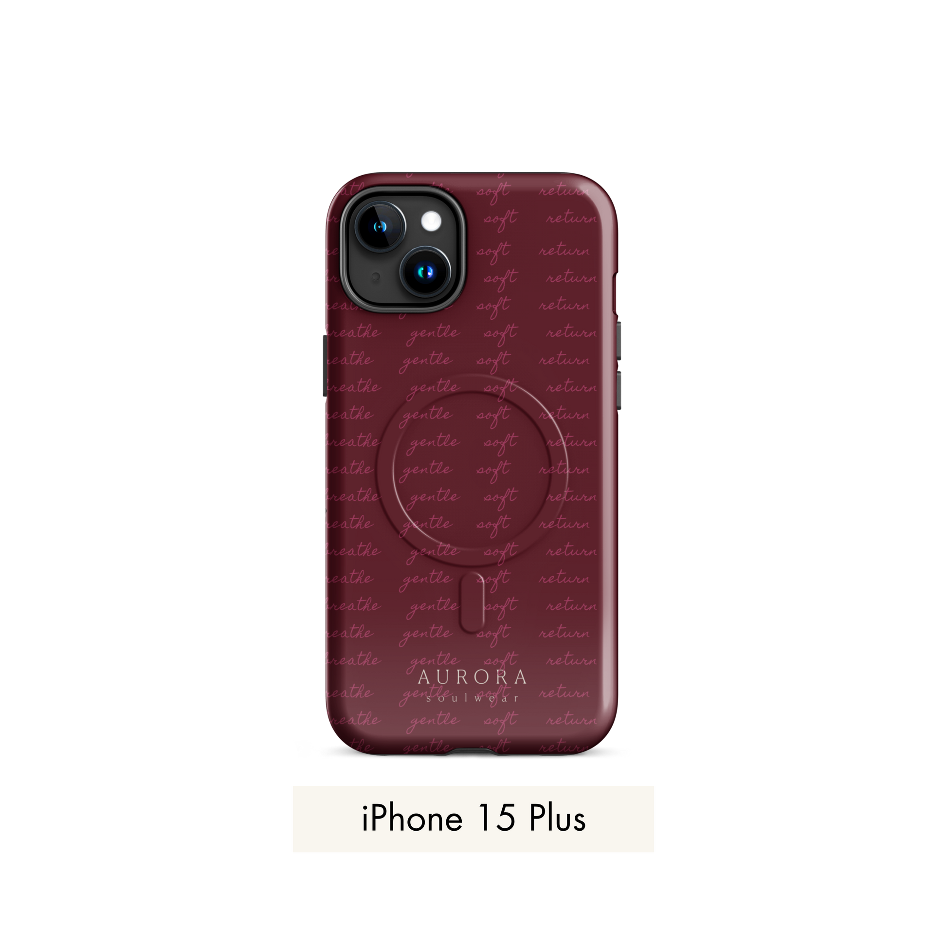 Message MagSafe Case for iPhone with Message print