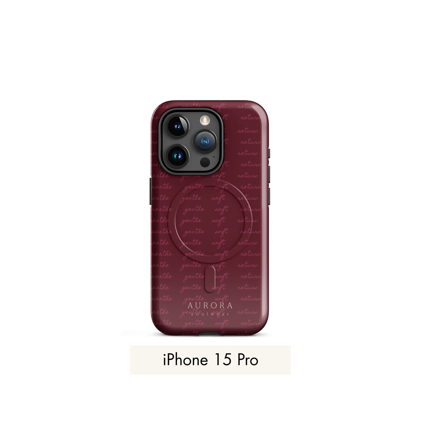 Message MagSafe Case for iPhone with Message print