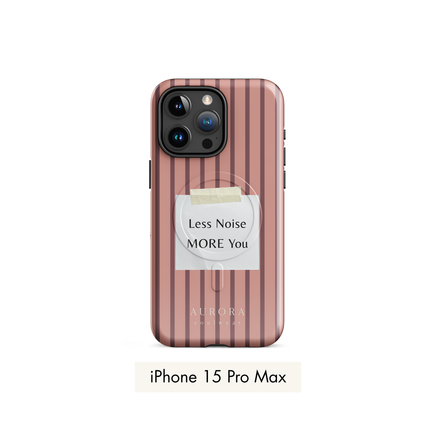 More You MagSafe Case for iPhone in white with back print