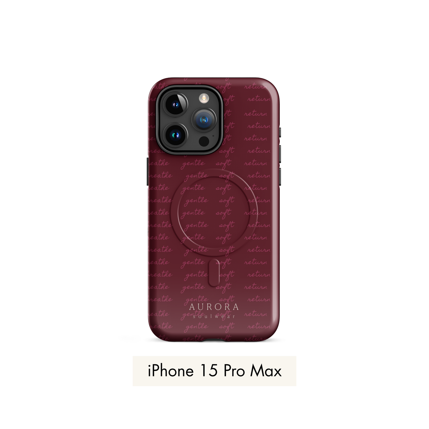 Message MagSafe Case for iPhone with Message print