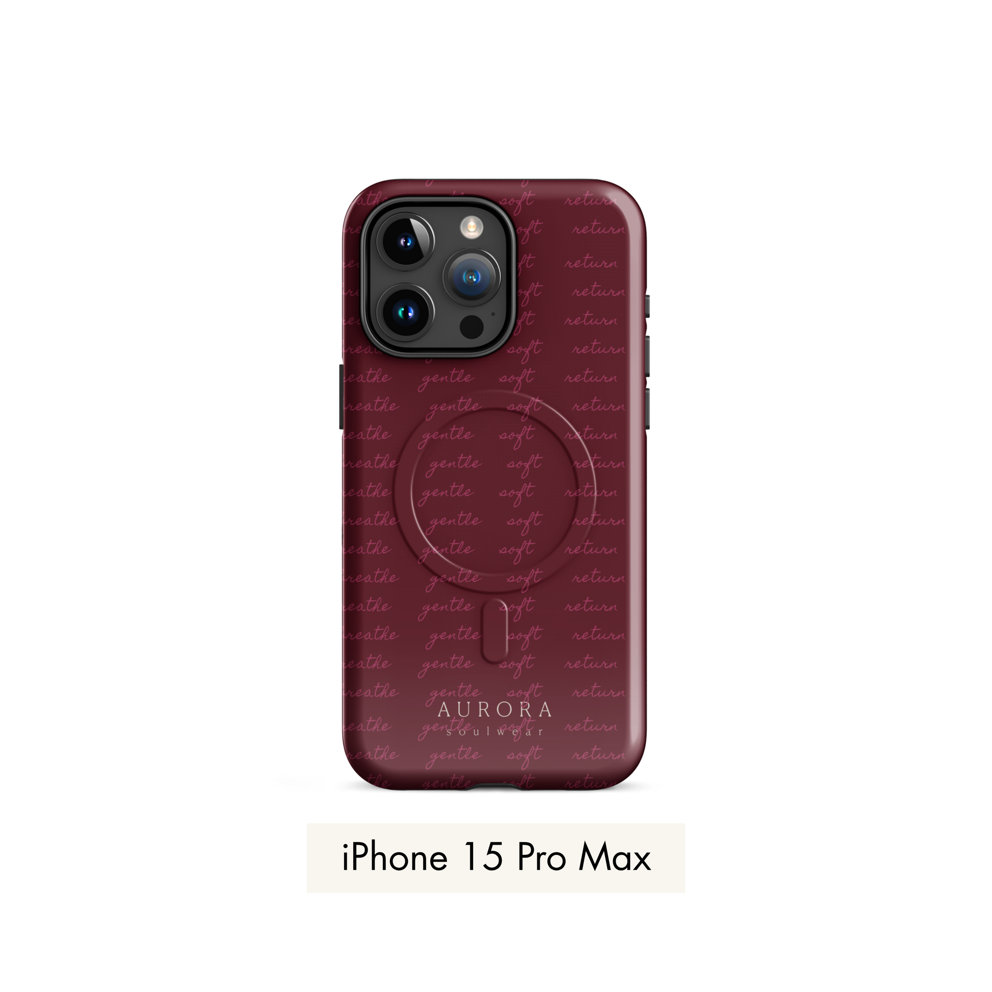 Message MagSafe Case for iPhone with Message print