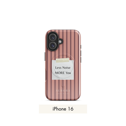 More You MagSafe Case for iPhone in white with back print