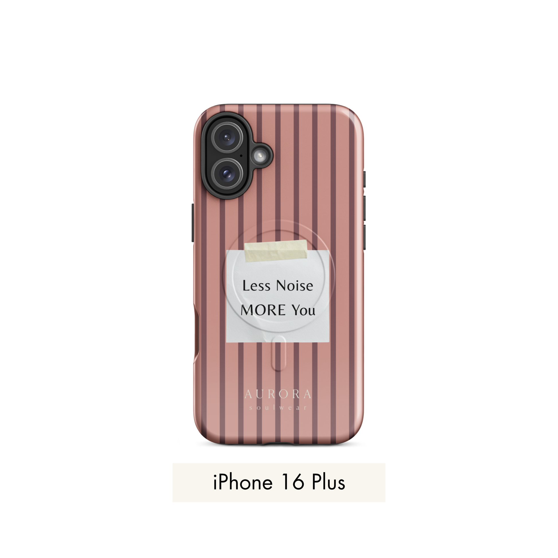 More You MagSafe Case for iPhone in white with back print