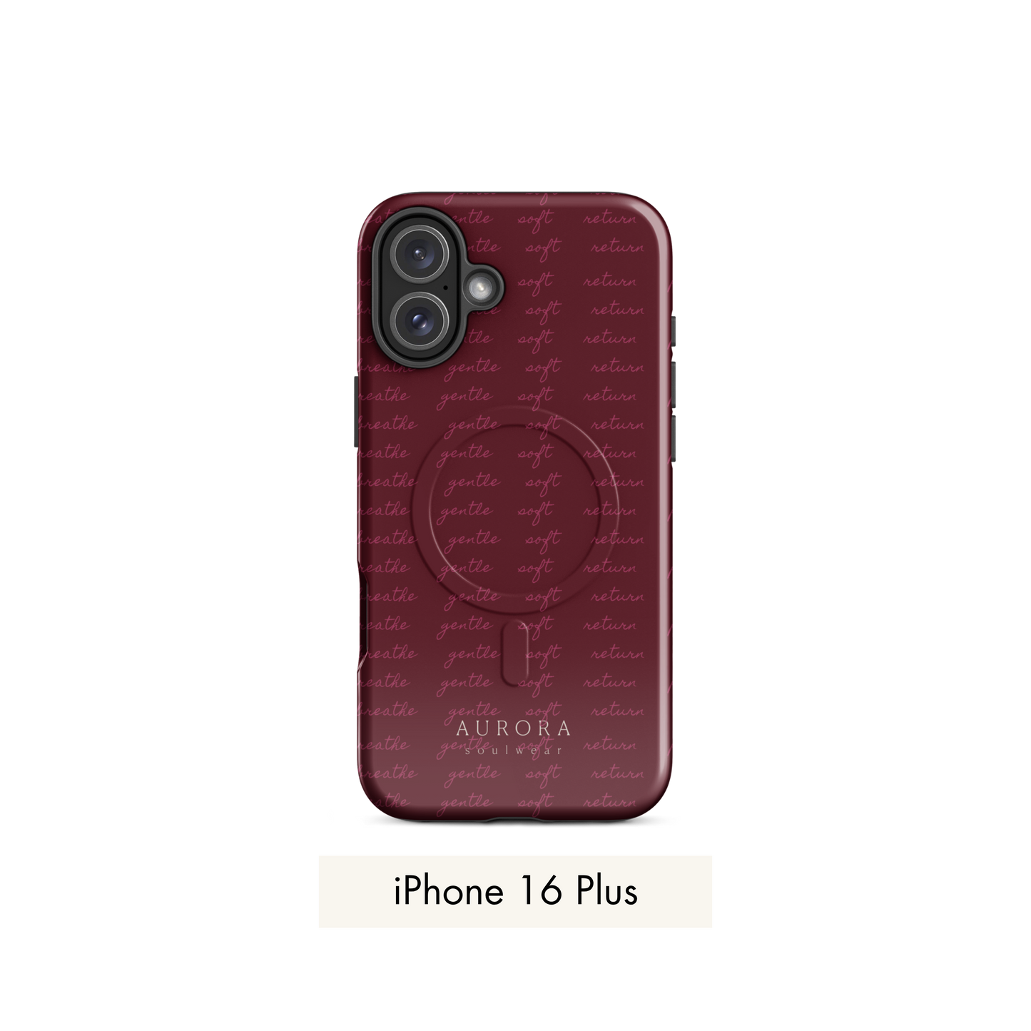 Message MagSafe Case for iPhone with Message print