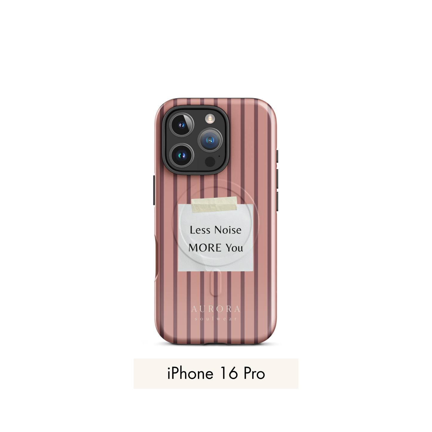 More You MagSafe Case for iPhone in white with back print