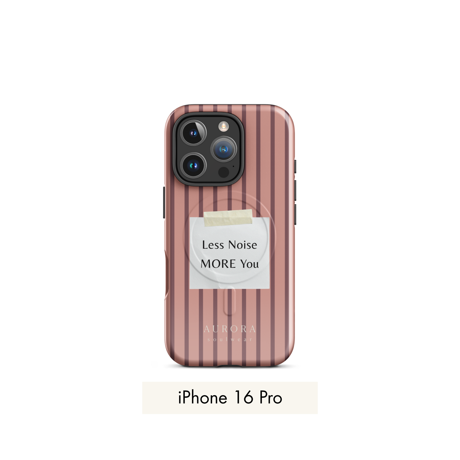 More You MagSafe Case for iPhone in white with back print