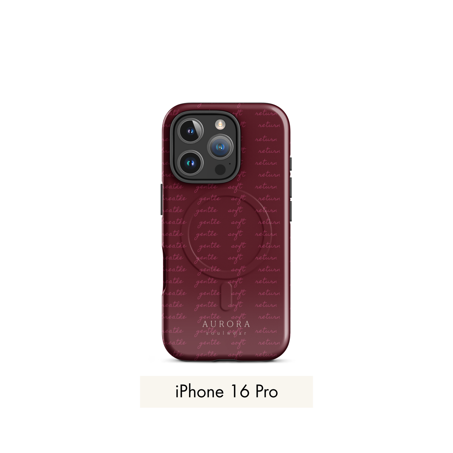 Message MagSafe Case for iPhone with Message print