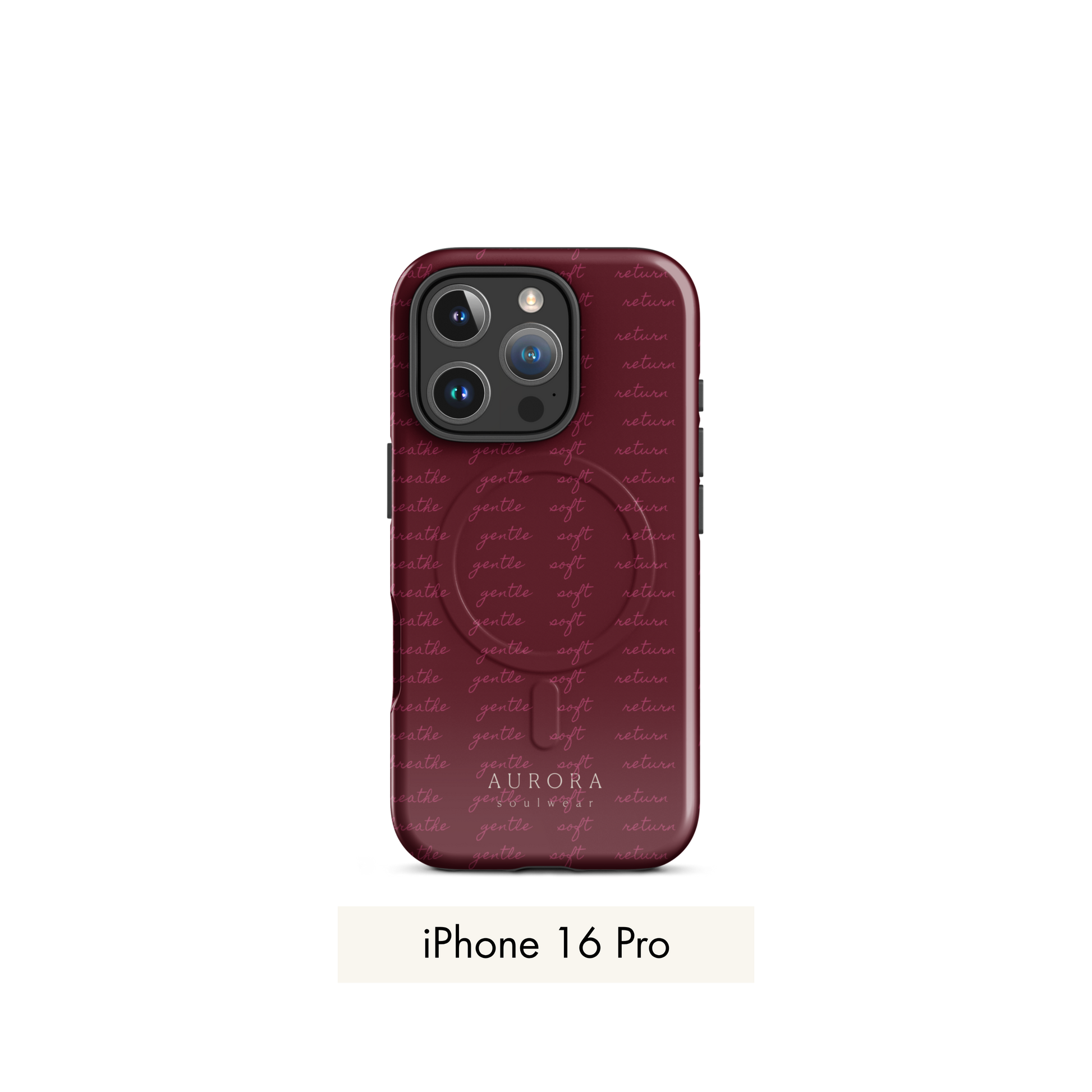 Message MagSafe Case for iPhone with Message print