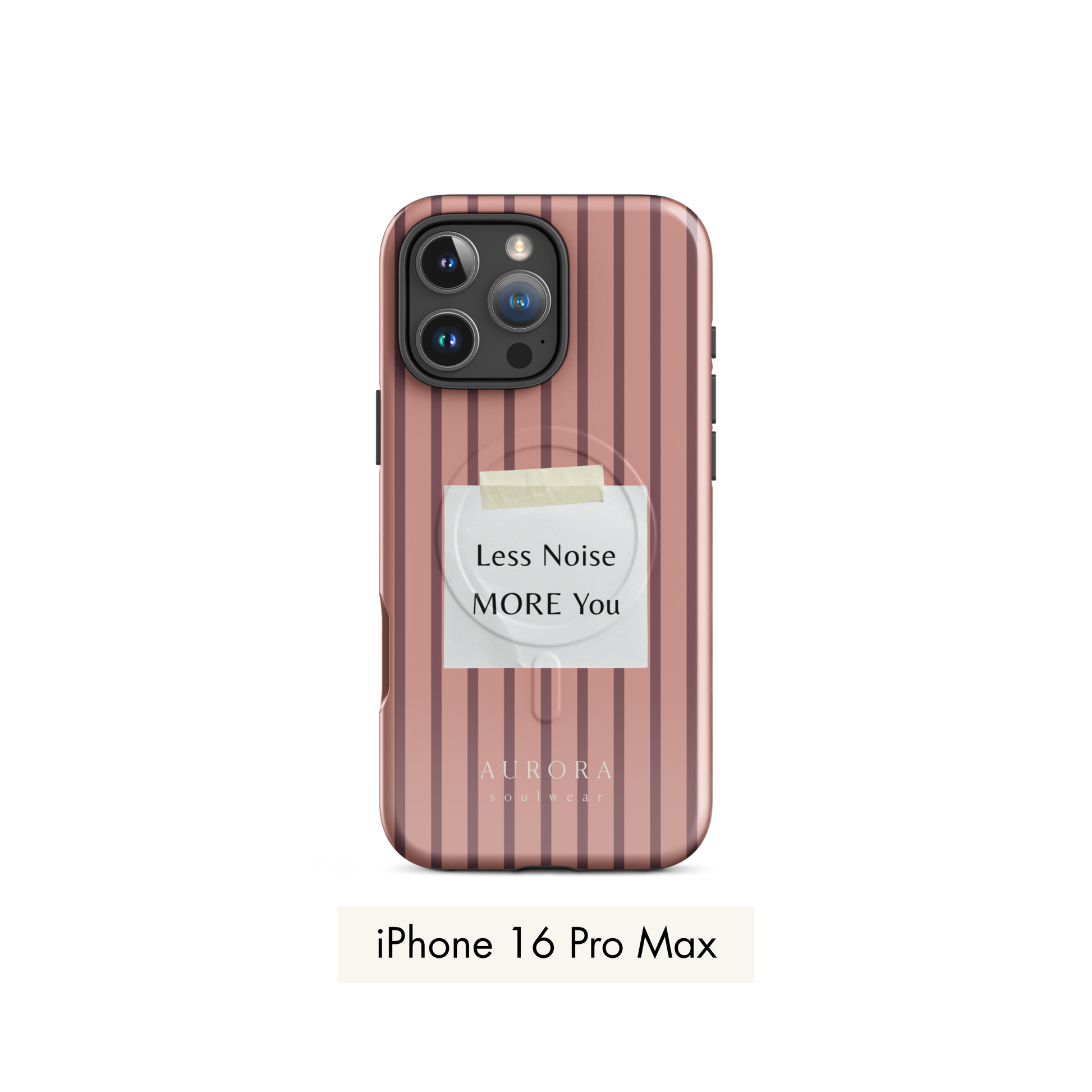 More You MagSafe Case for iPhone in white with back print