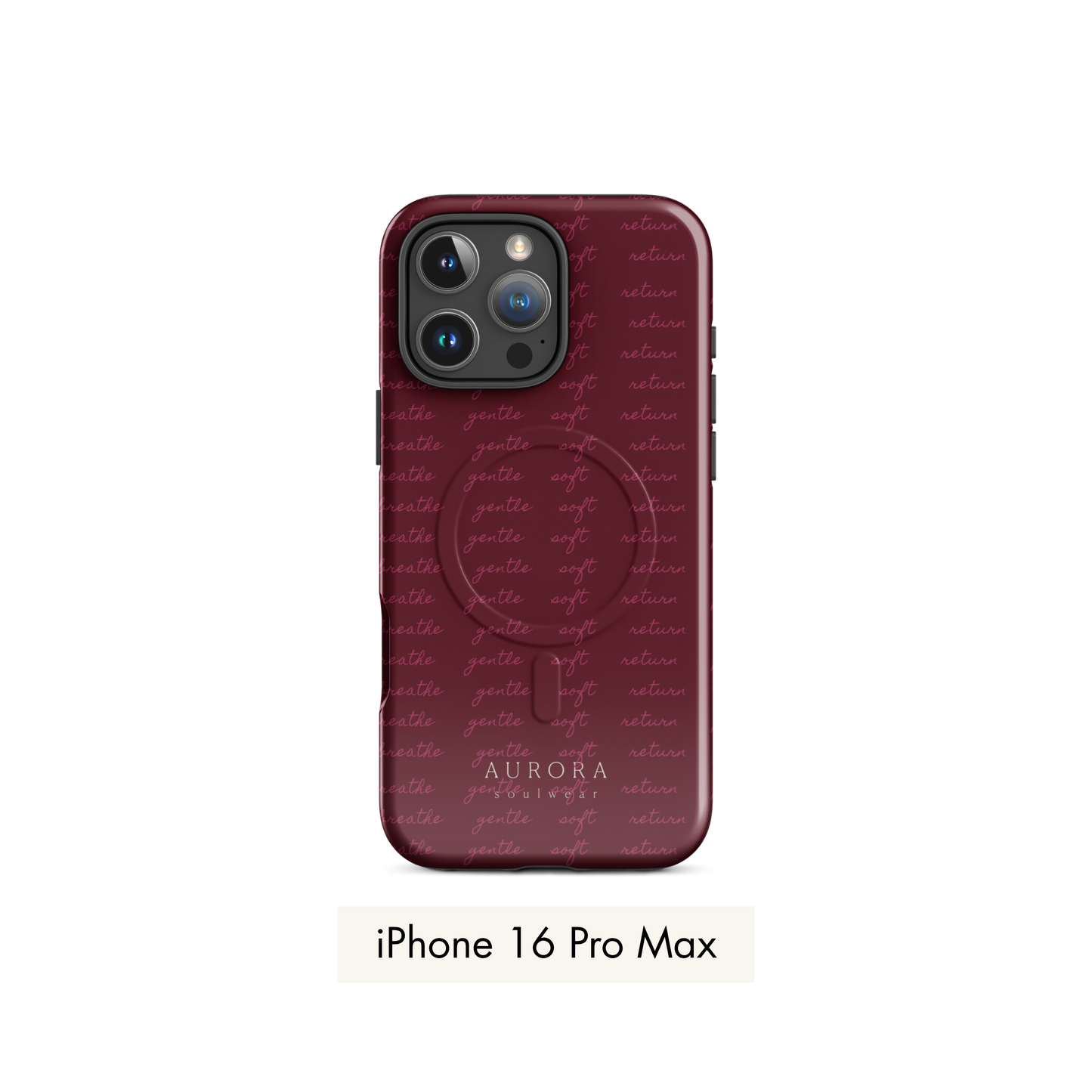 Message MagSafe Case for iPhone with Message print