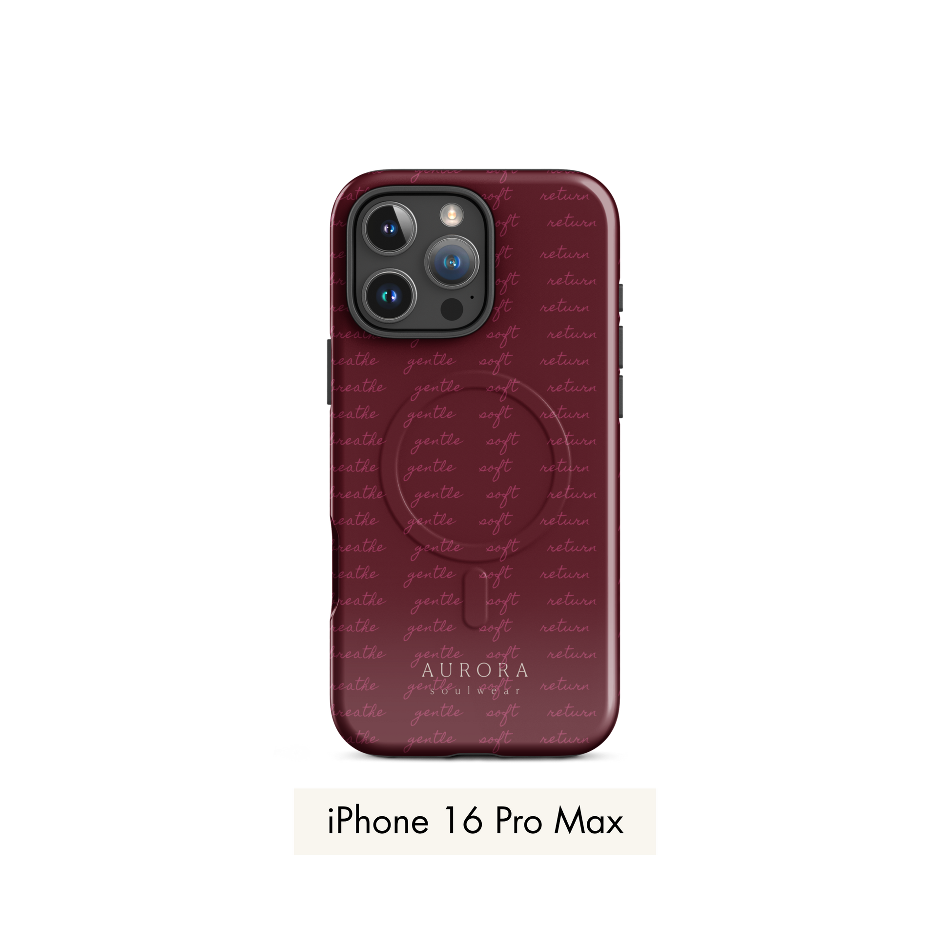 Message MagSafe Case for iPhone with Message print