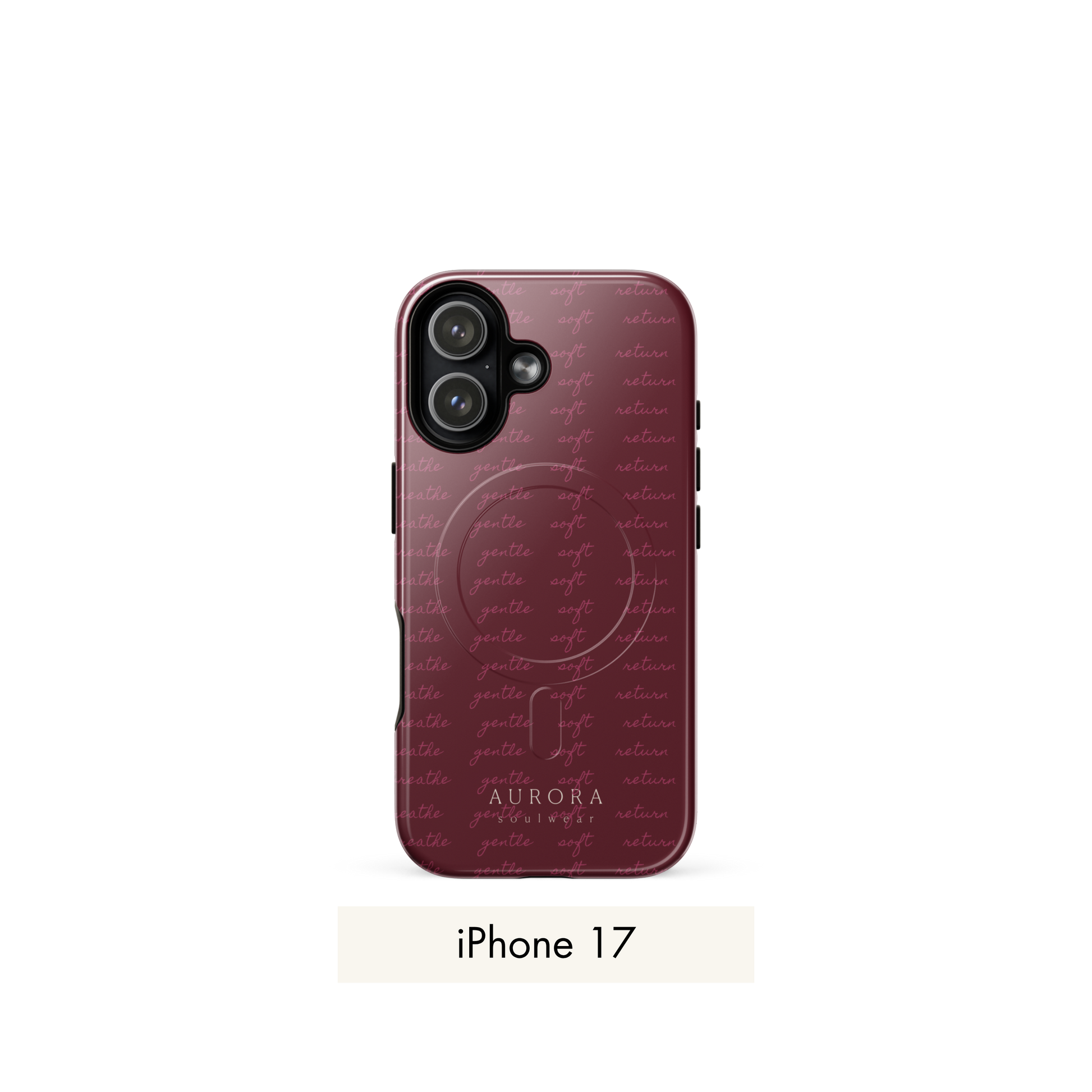 Message MagSafe Case for iPhone with Message print