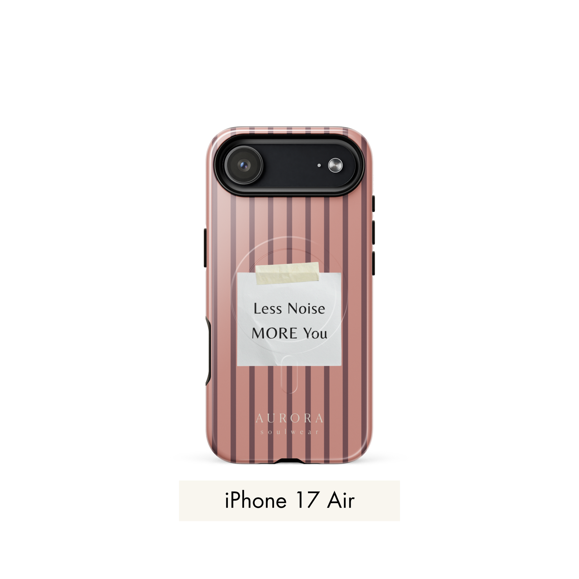 More You MagSafe Case for iPhone in white with back print