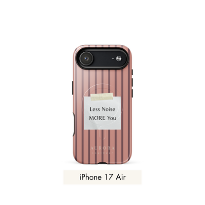 More You MagSafe Case for iPhone in white with back print