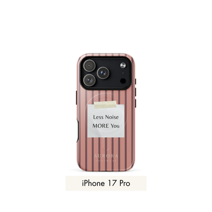 More You MagSafe Case for iPhone in white with back print
