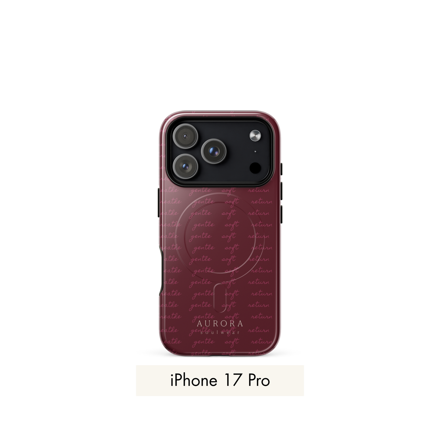 Message MagSafe Case for iPhone with Message print