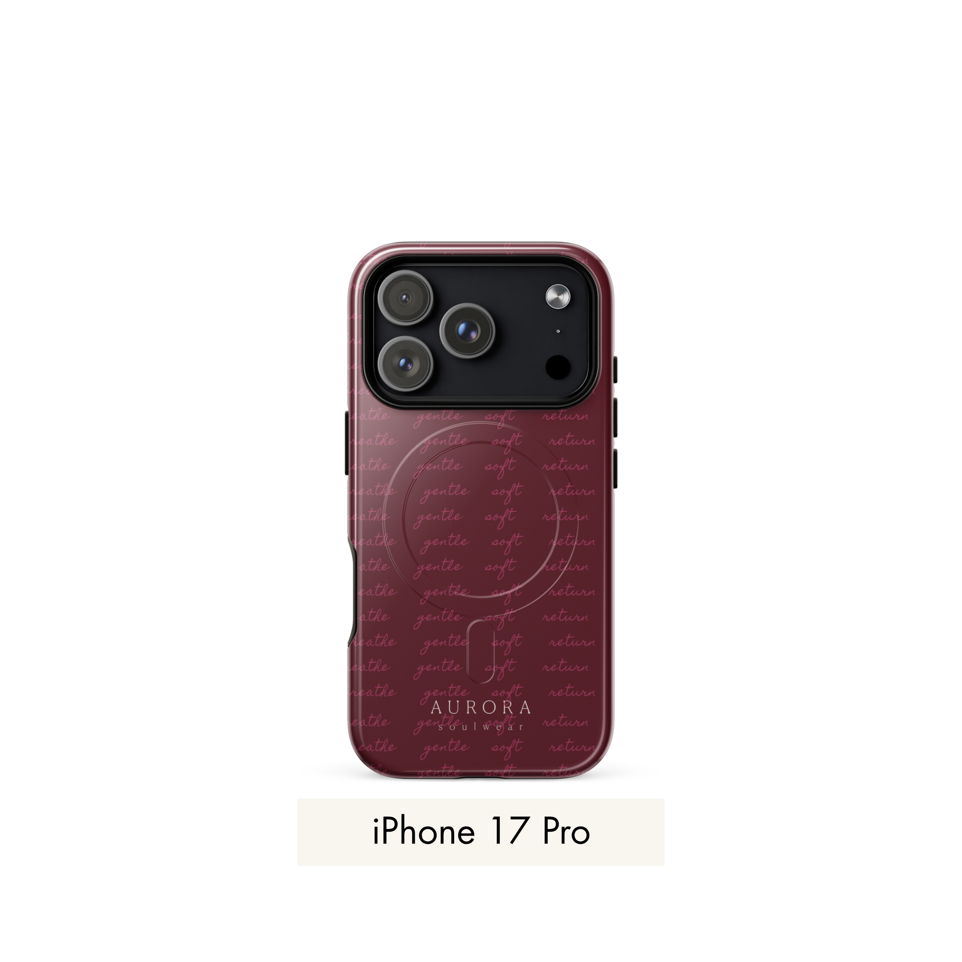 Message MagSafe Case for iPhone with Message print