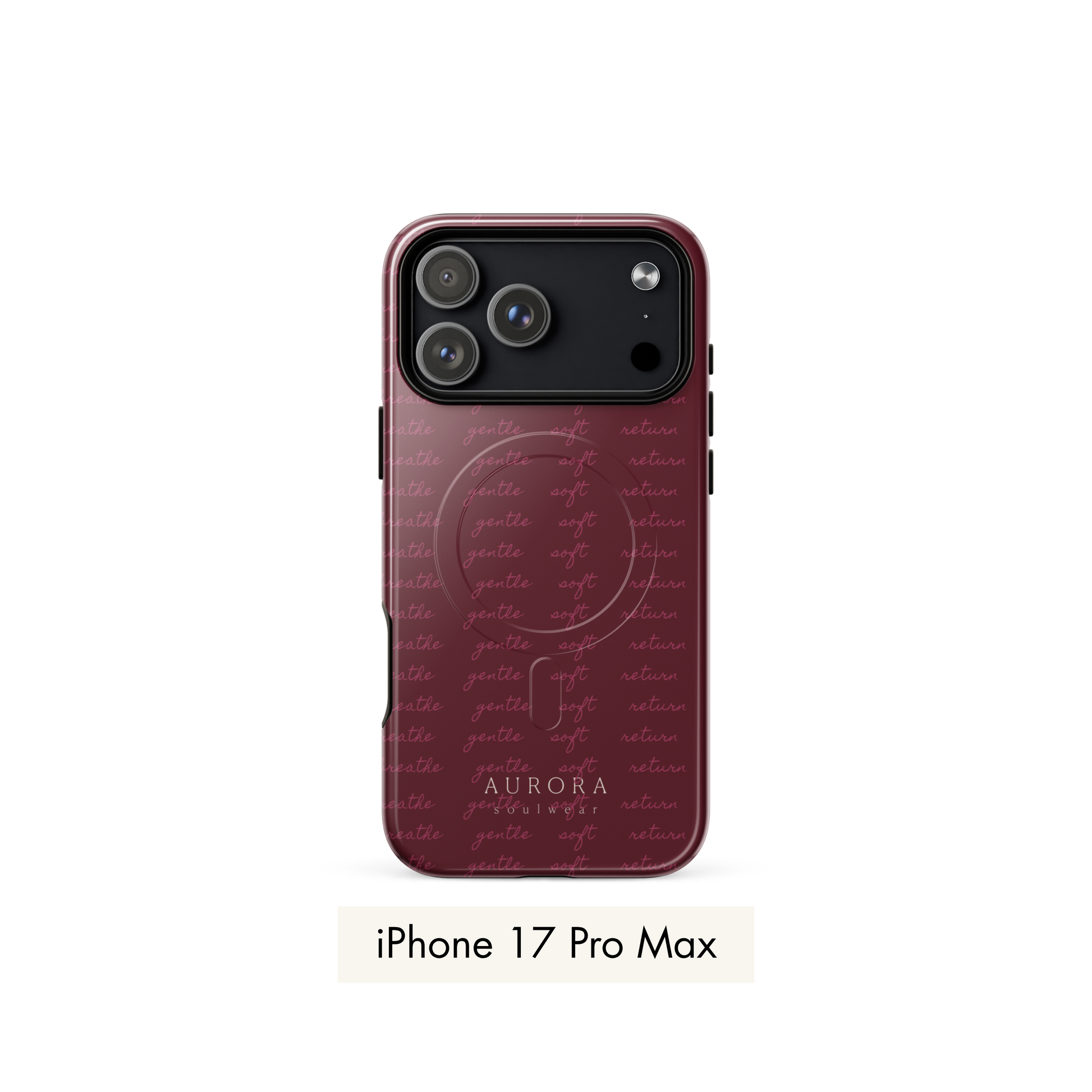 Message MagSafe Case for iPhone with Message print